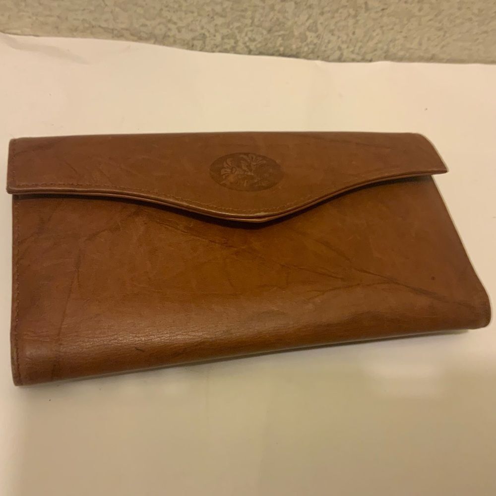 Buxton vintage top grain cowhide leather wallet organizer